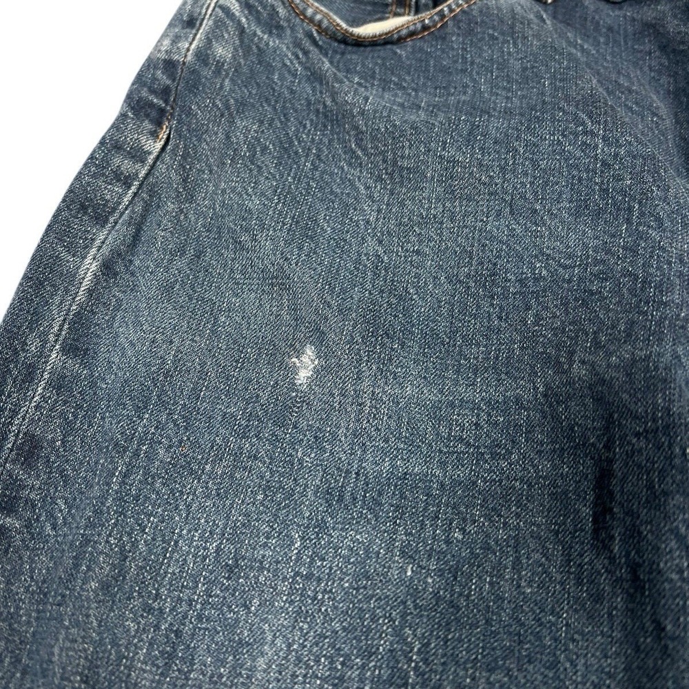 Taylor Stitch Slim Fit Mens Blue Denim Jeans Button Fly Size 34X29 Selvedge - Picture 5 of 9